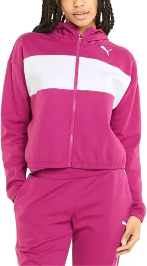 PUMA Womens Modern Sports Hoodie Casual Outerwear Casual Comfort Technology - Pink - Size XS