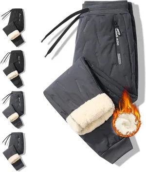 Snow Pants Womens, Fleeceactive-Unisex Fleece-Lined Waterproof Pants, Deniluxe Pants for Men