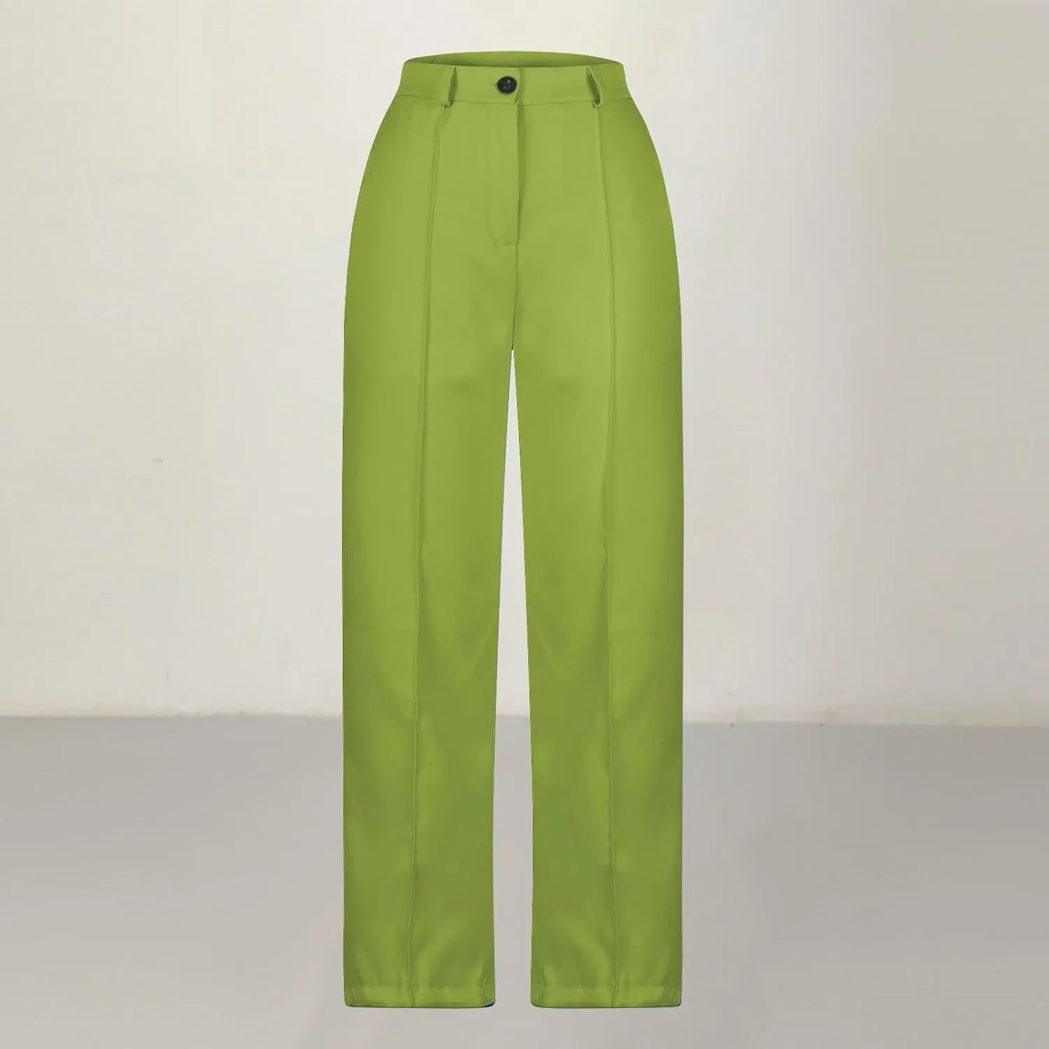 Suit Pants for Women High Waisted Business Casual Pants Work Pants Loose Elegant Formal Summer Pants with Pockets