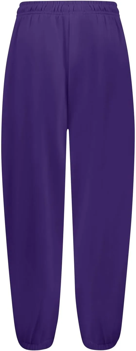 Sweatpants Women Casual Cinch Bottom Sweatpants Y2K High Waisted Athletic Joggers Fashion Sports Pants with Pockets
