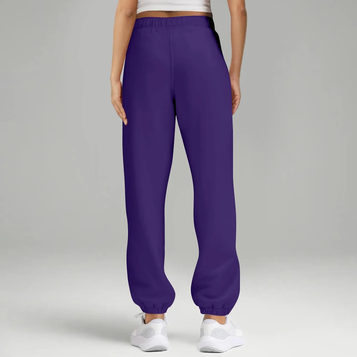 Sweatpants Women Casual Cinch Bottom Sweatpants Y2K High Waisted Athletic Joggers Fashion Sports Pants with Pockets