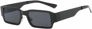 Vintage Small Rectangle Metal Frame Sunglasses Women and Men Fashion Trend Street Photography Sun Glasses Uv400