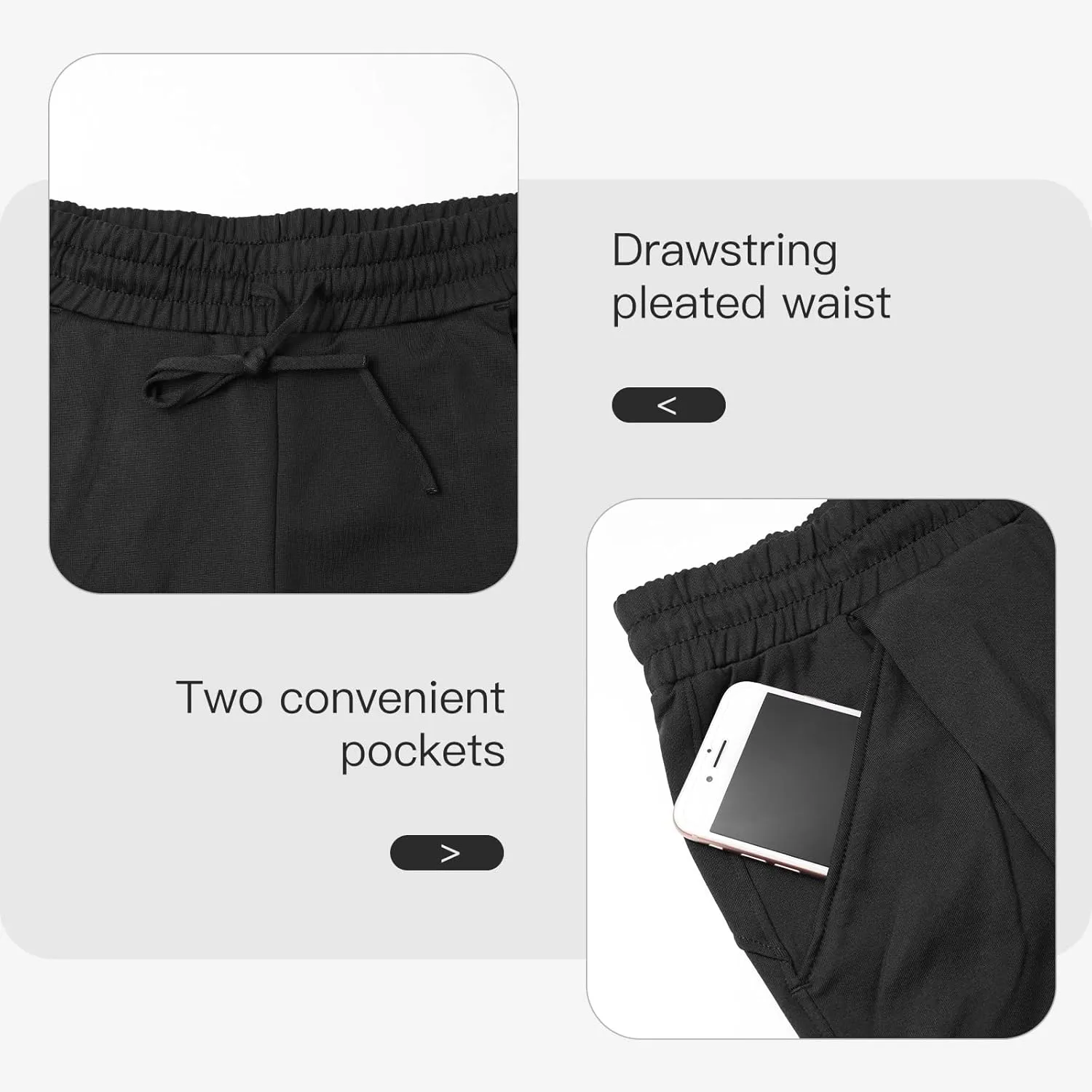 VUTRU Women Winter Fleece Lined Open Botton Pants Sweatpants Joggers Pants Workout Lounge Pants Running Track Pants Pocket
