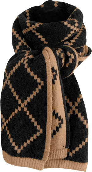 Winter Knitted Scarfs for Women Cashmere Feel Plaid Scarf, Long Blanket Scarf, Fall Winter Pashmina Shawls and Wraps