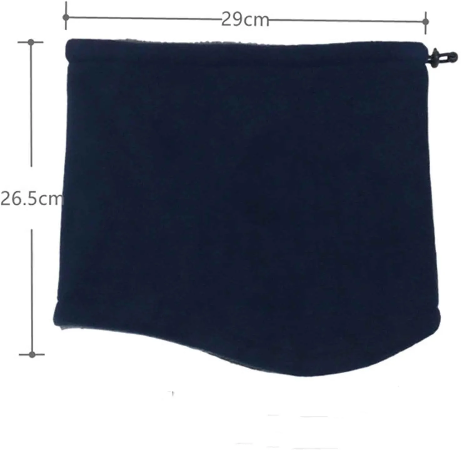 Winter Neck Warmer Cold Weather Drawstring Warm Neck Gaiter Face Mask Men Women Face Cover Scarf Ski Cycling Hiking
