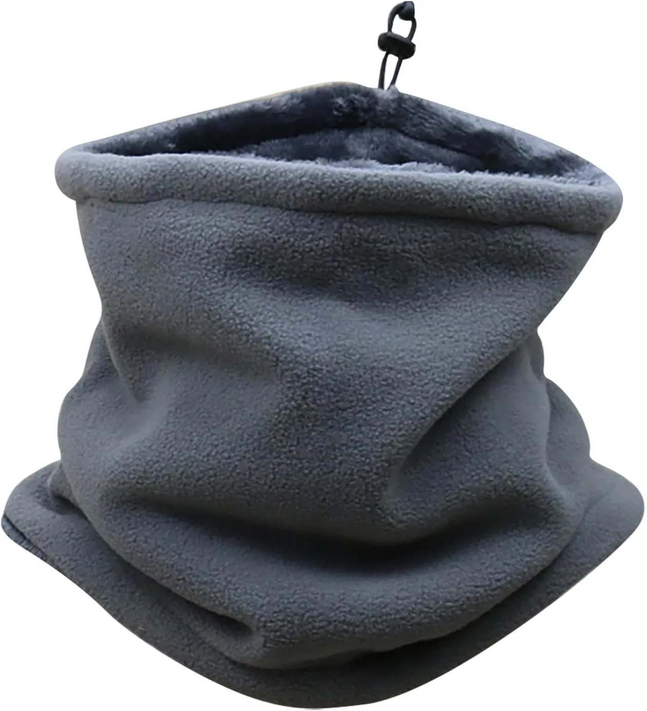 Winter Neck Warmer Cold Weather Drawstring Warm Neck Gaiter Face Mask Men Women Face Cover Scarf Ski Cycling Hiking