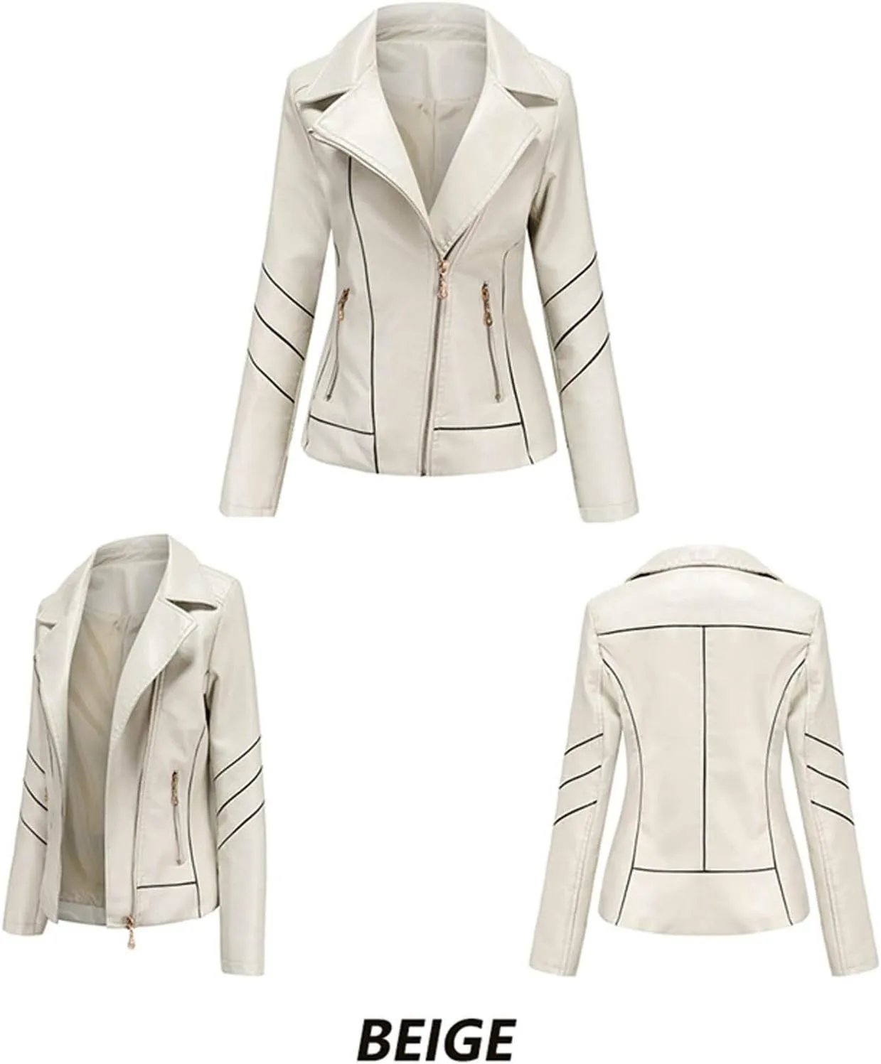 Winter Workout Jackets for Women Windbreaker Jacket Full Zip Up Long Sleeve Casual Fashion Outwear Leather Athletic