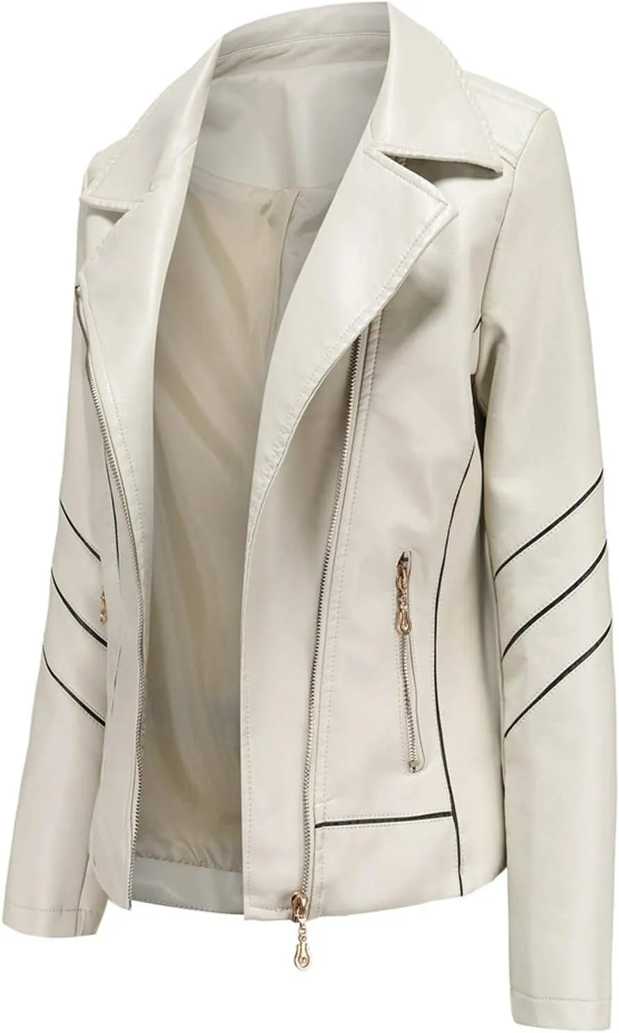 Winter Workout Jackets for Women Windbreaker Jacket Full Zip Up Long Sleeve Casual Fashion Outwear Leather Athletic