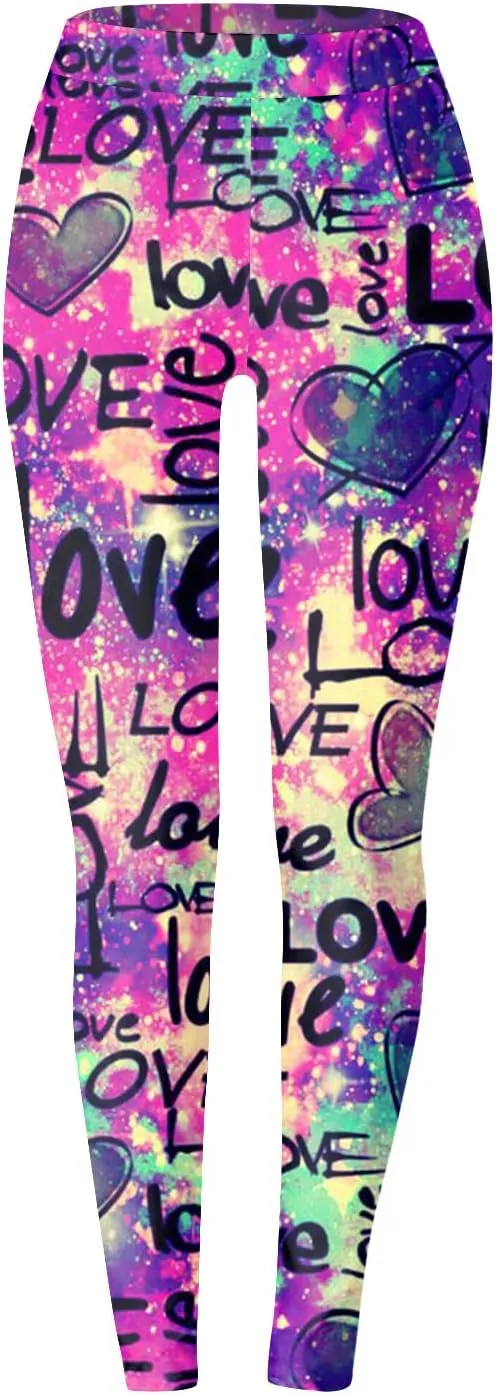 Women Yoga Pants Sport Pants Casual Women Plus Fashion Size Waist Yoga Pants Funny Graphic Stretchy Pants Women