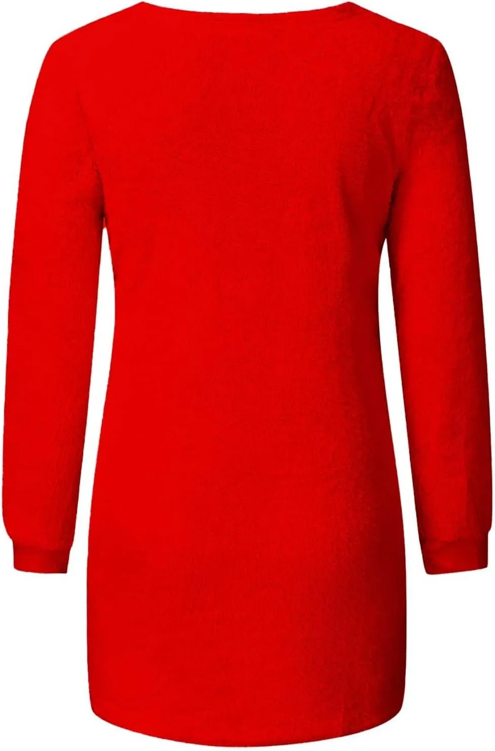 Womens Crewneck Tops Sweatshirt Fluffy Fuzzy Jumper Sweater for Women Fashionable Long Sleeve Pullovers Loose Tops