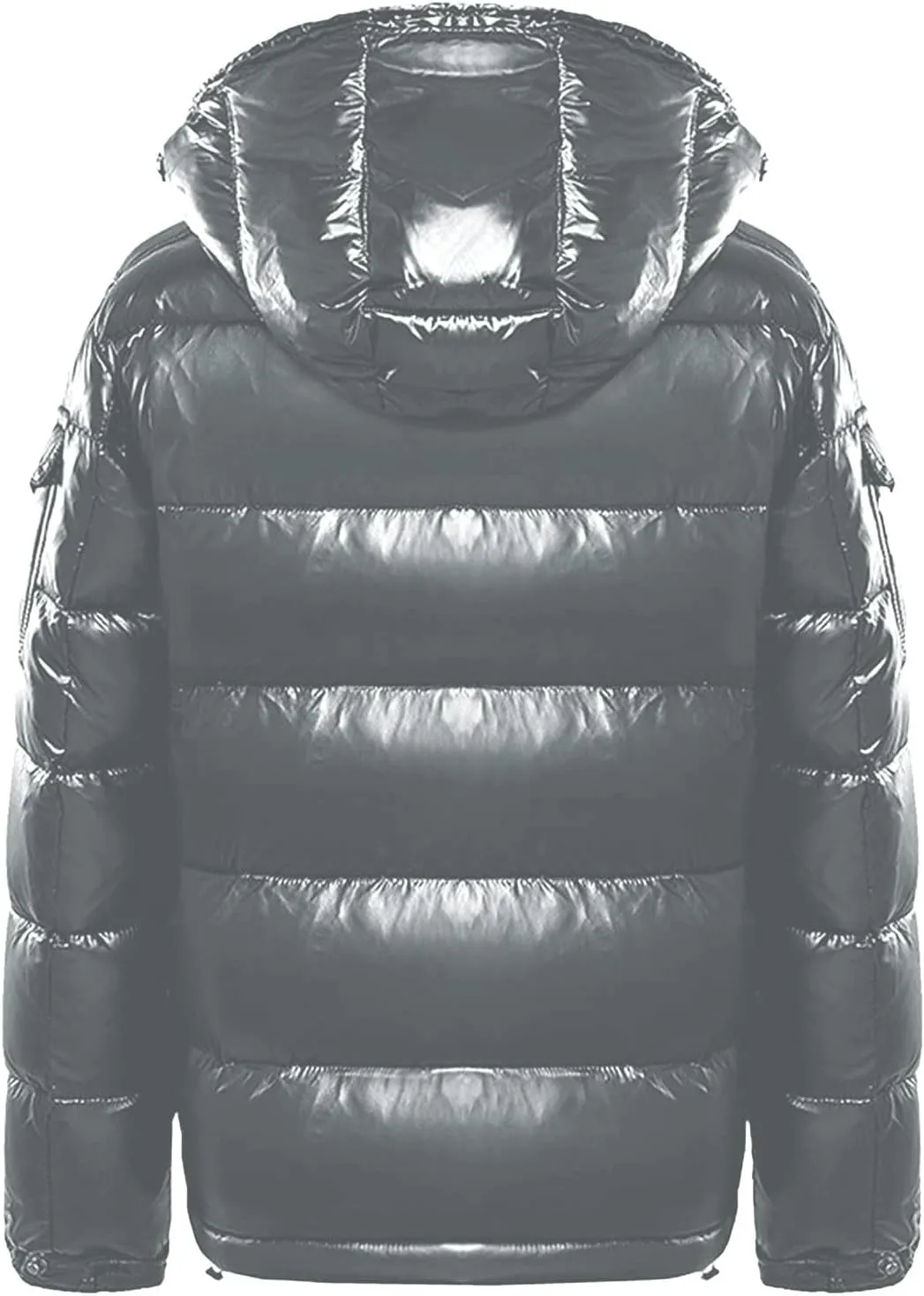 Women's Down Jacket Hooded Winter Light Weight Short Puffer Coats Packable Warm Windproof Ladies Parka Snow Down