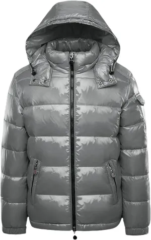 Women's Down Jacket Hooded Winter Light Weight Short Puffer Coats Packable Warm Windproof Ladies Parka Snow Down