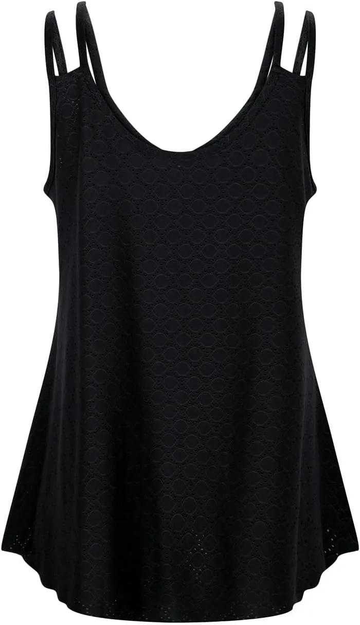 Women's New Summer Fashion V Neck Solid Color Sleeveless Casual Suspenders Small Vest Backless Top Women