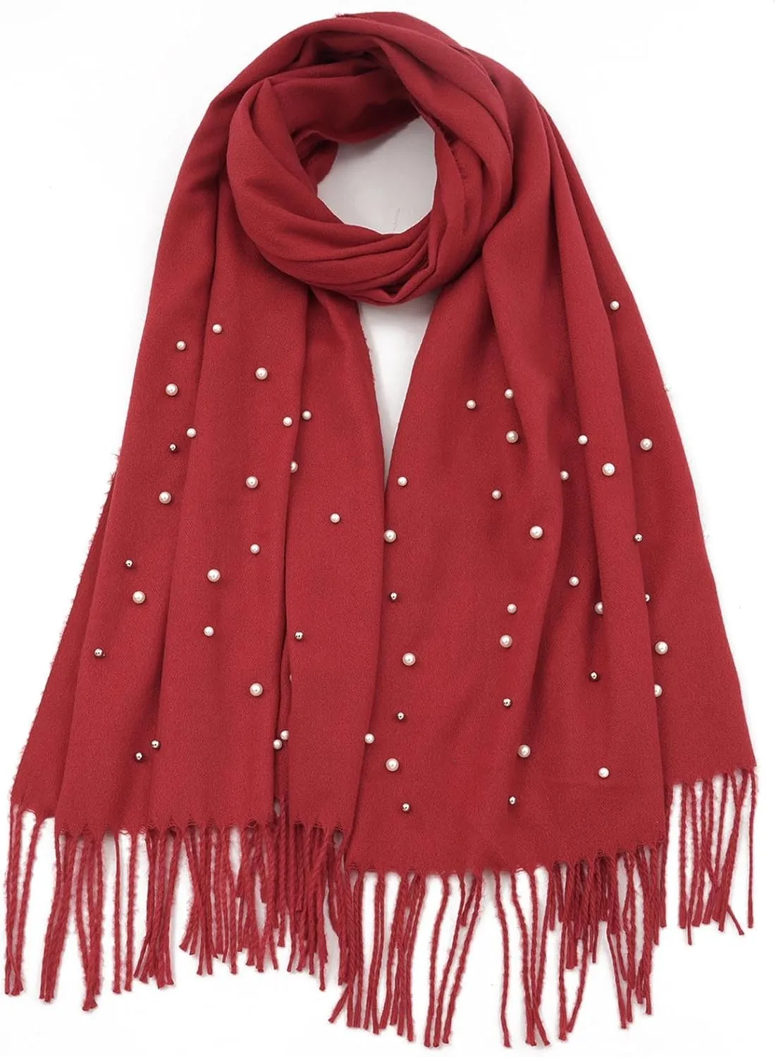 Women's Pearl Shawl Wraps Open Front Poncho Cape Oversized Sweaters Casual Fashion Cardigan Shawls for Fall Winter