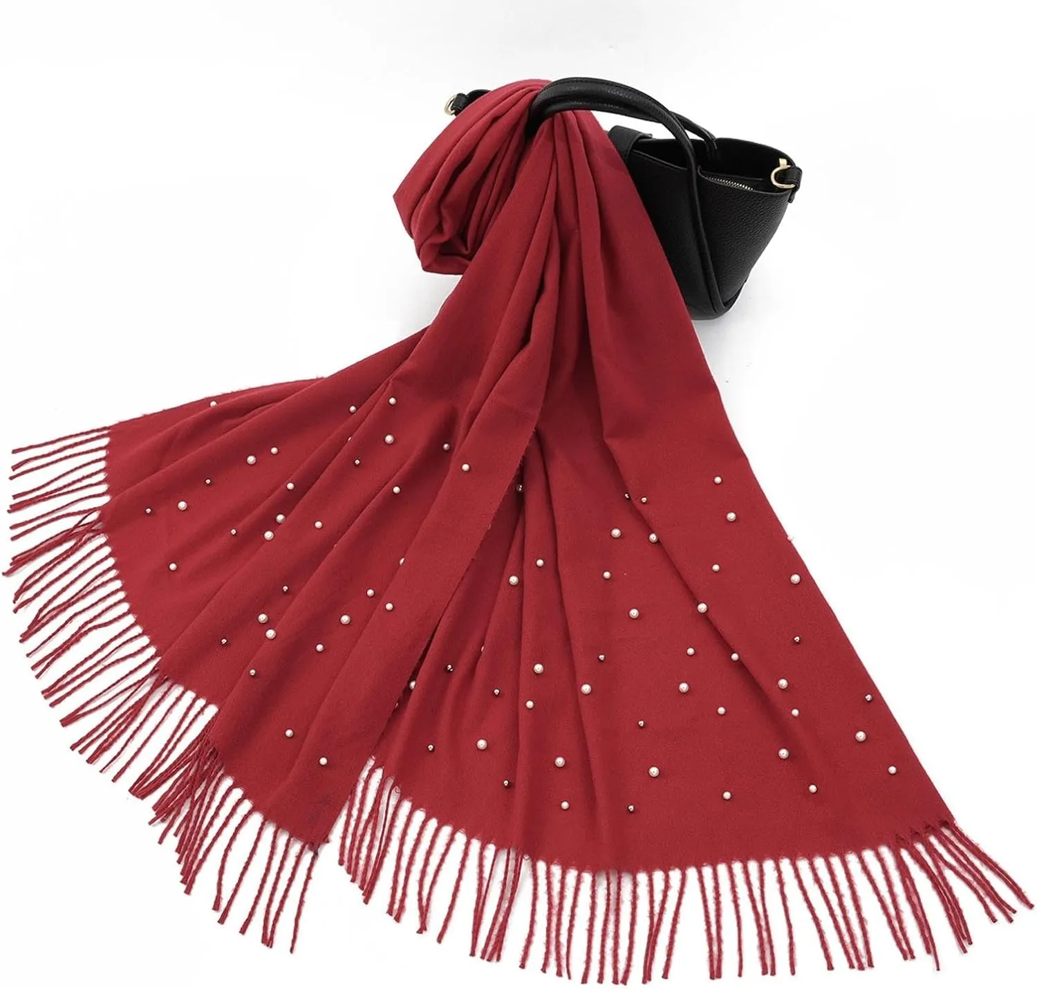 Women's Pearl Shawl Wraps Open Front Poncho Cape Oversized Sweaters Casual Fashion Cardigan Shawls for Fall Winter