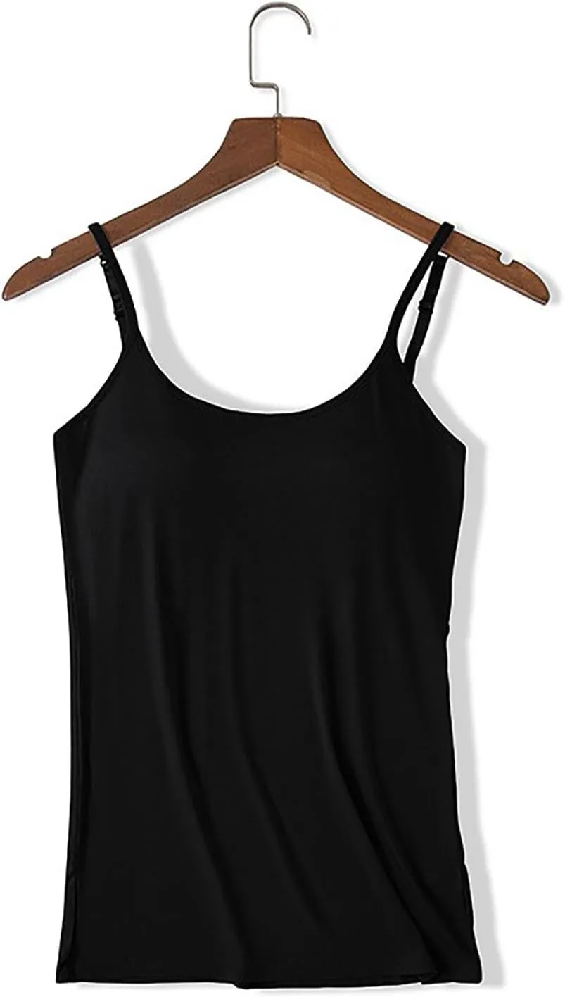 Women's Solid Color Elastic Inner Layer With Thin Chest Pad Can Be Worn On The Outside As A Base Shirt With A