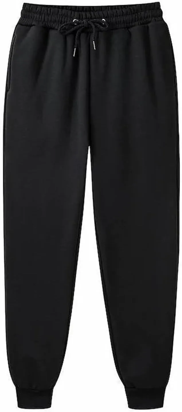 Womens Sweatpants Plus Size Bottoms Joggers Stretch Drawstring Preppy Straight Leg Basics Pants Trousers