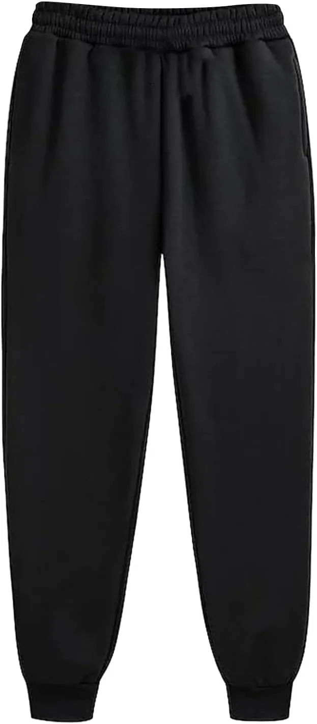 Womens Sweatpants Plus Size Bottoms Joggers Stretch Drawstring Preppy Straight Leg Basics Pants Trousers