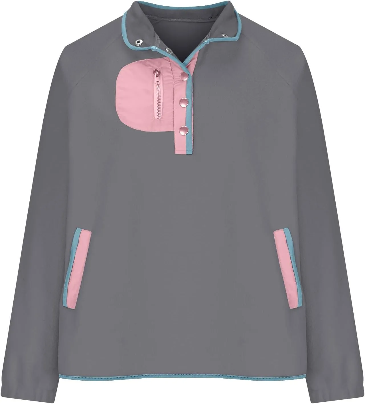 Womens Sweatshirts with Pockets Half Zip Cropped Pullover Fleece Quarter Zipper Hoodies Fall outfits Clothes Trendy