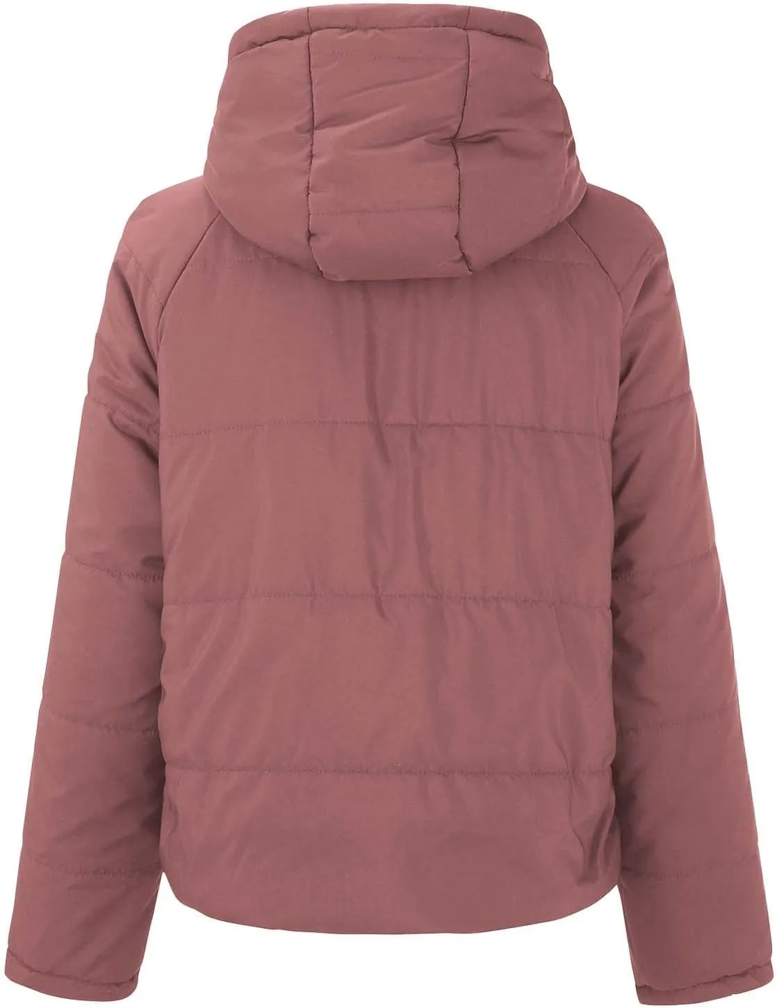 Womens Winter Coats Fleece Lined Thicken Puffer Jackets Sherpa Warm Waterproof Parka Outwear With Fur Hood