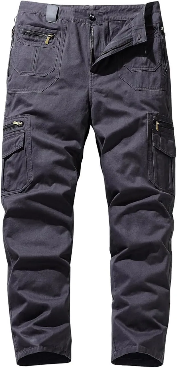 Work Pants for Men Construction Tactical Cargo Pants with Pockets 2024 Relaxed Fit Tactical Pants Camo Cargo Pants