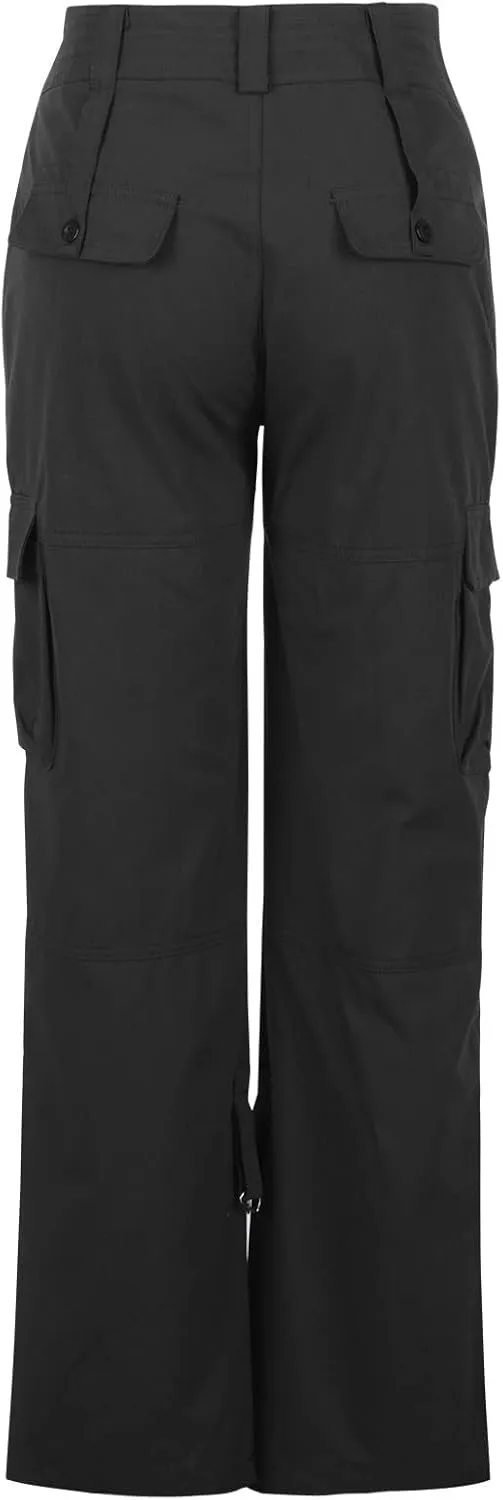 XUNRYAN Cargo Pants Women Baggy Low Waist Parachute Pants Running Joggers with Pockets Streetwear 2023 Fall Fashion Clothes